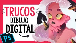 10 TRUCOS MUY FÁCILES para DIBUJAR EN DIGITAL como un PROFESIONAL