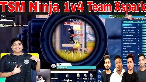 TSM Ninja 1v4 Clutch Team Xspark⚡