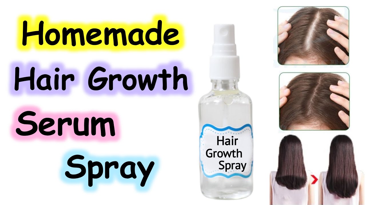 How to make hair growth oil spray at home | Diy hair growth serum spray
