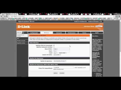 Vídeo: Como Alterar A Senha Wi-fi D-link