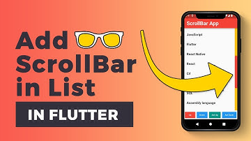 ScrollBar in Flutter  #khoobcoding