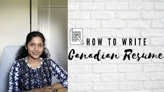 How to write Canadian Resume/CV format 2020: Canadian employer | AIPP | Canada Jobs