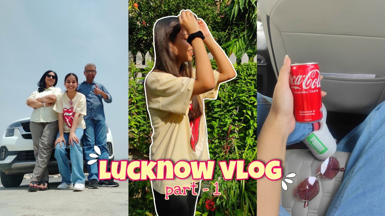 Lucknow Vlog Part - 1 | Road Trip, Tundey Kabab, Going to the Mall & More!!