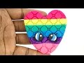 Modelling Clay DIY Sparkle Play Doh Rainbow Shopkins Face Fun and Creative