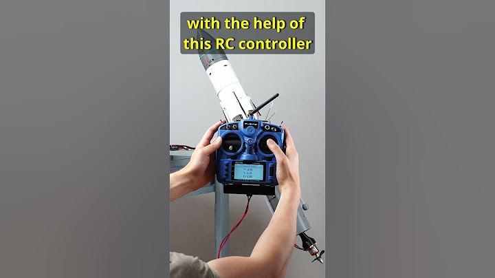 RC controlled rocket