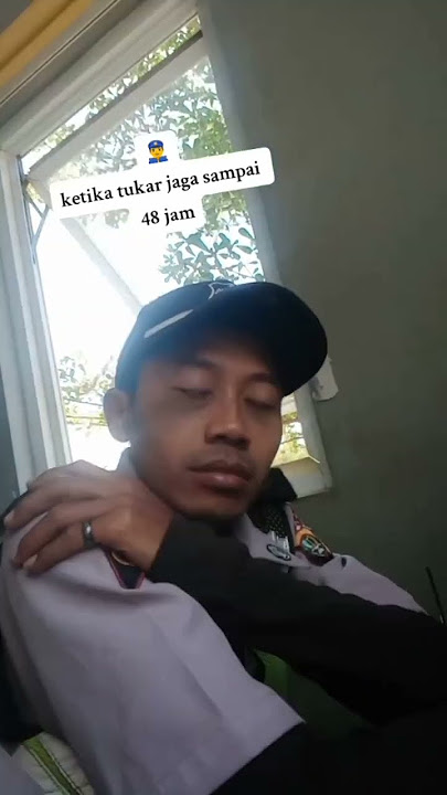 Ketika tukar jaga sampai mata hitam #security #securitybreach #securityguard