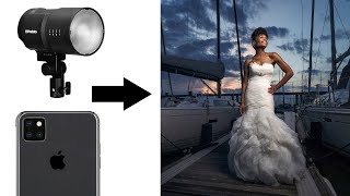 How To Use a Profoto Flash With an iPhone.