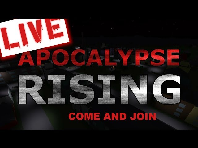 Roblox Apocalypse Rising Vip Server Live Youtube - roblox apocalypse rising vip server links