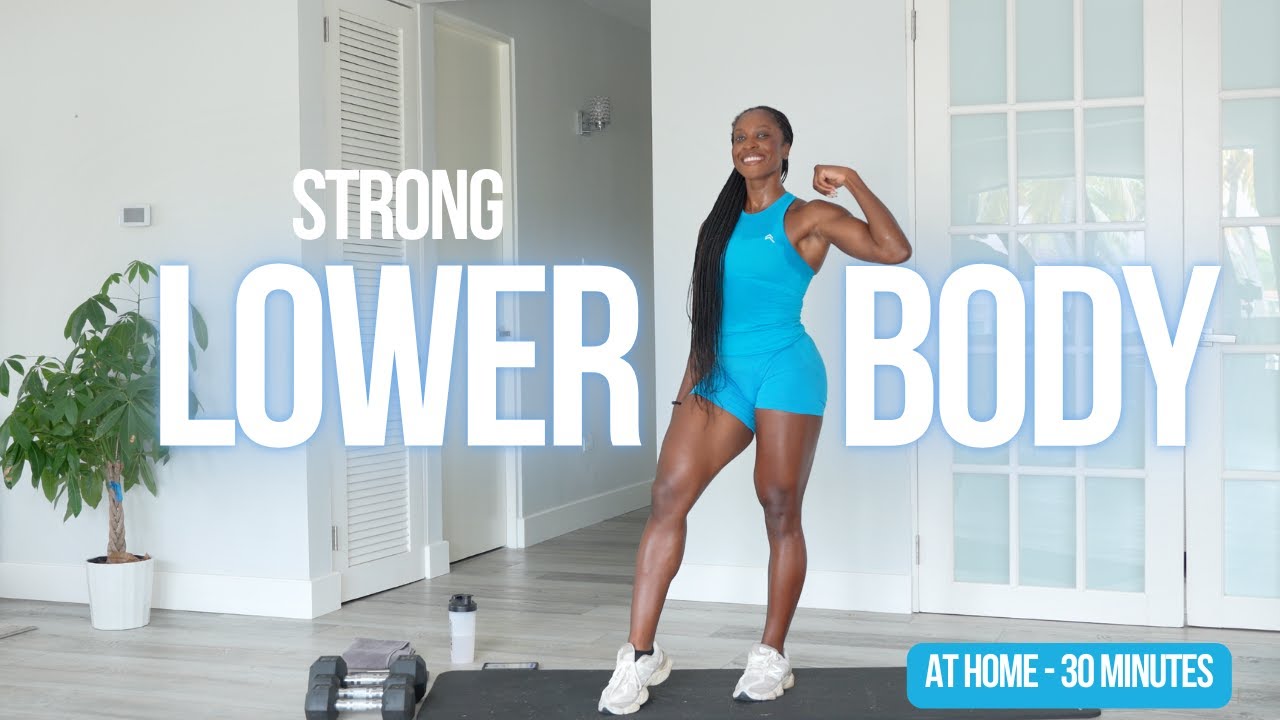30 Min Lower Body Workout | At Home Workout | With Repeat - YouTube