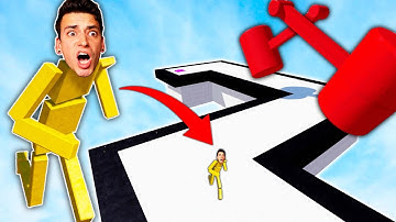 INSANE WIPEOUT PARKOUR COURSE! (Fun With Ragdolls)