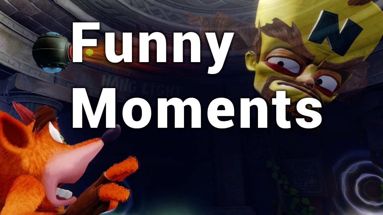 Crash Bandicoot 2 Funny moments gaming logo