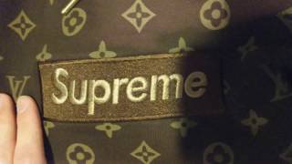 Supreme Louis Vuitton Box Logo Hoodie - Authentic - Original
