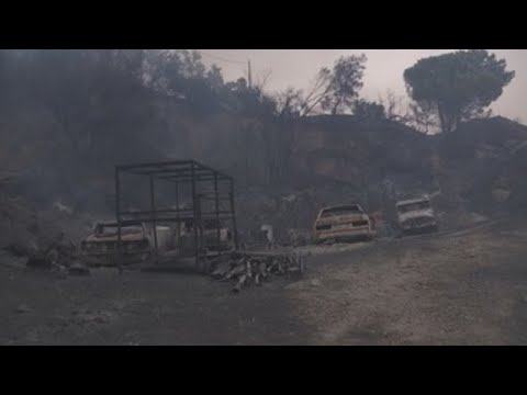 El incendio del Algarve sigue activo