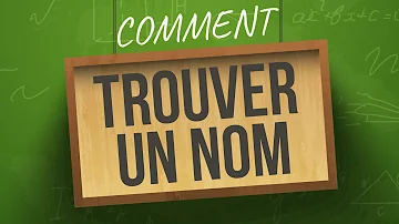 Comment trouver un nom de réseau ?