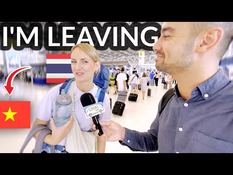 🇹🇭| People Are LEAVING THAILAND. Interview People At the Bangkok Airport. Do They Wanna Come Back?