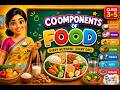 Components of Food Full Chapter explanation | EVS for Kids | Class 3-4 | CBSE