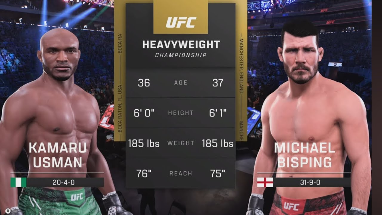 Kamaru USMAN Vs Michael Bisping Full UFC Fight - YouTube