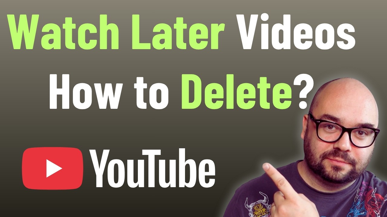 How to Delete all Watch Later Videos On Youtube - YouTube