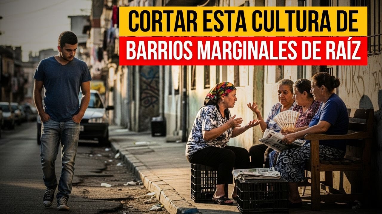 Esta cultura de barrios pobres te dejará en la miseria para siempre