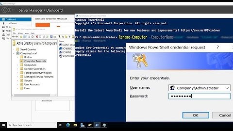 How To Remotely Rename Client Computer in Active Directory Using Domain Controller PowerShell
