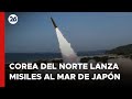 Corea del Norte lanza una decena de misiles balísticos de corto alcance al mar de Japón