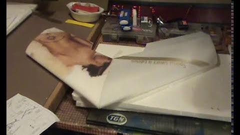 mini swift rc wing build video 1