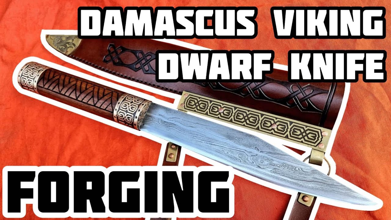 Couteau de combat Viking damast Commencement