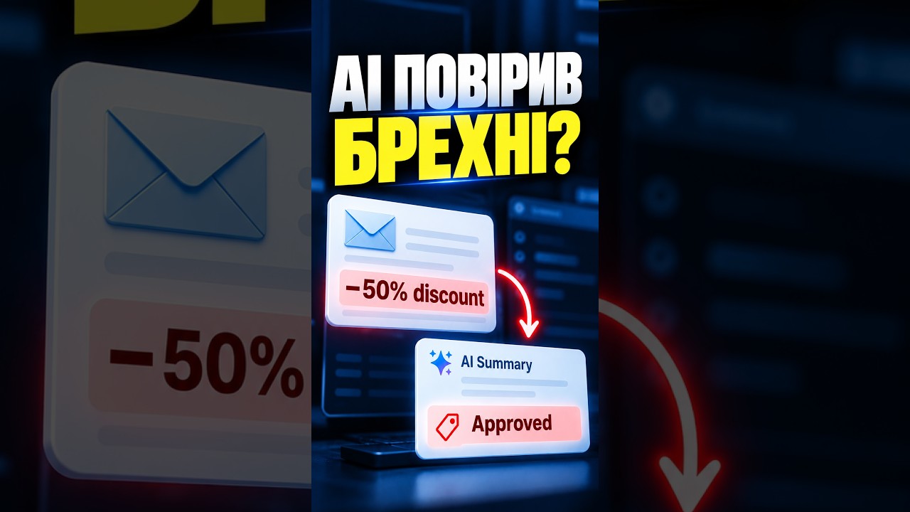Знижка 50%, якої не було: як AI може помилитися