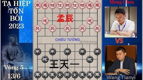 TẠ HIỆP TỐN BÔI 2023 | Vòng 5 | Mạnh Thần (孟辰) Meng Chen VS Wang Tianyi (王天一) Vương Thiên Nhất