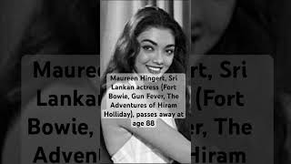 Famous Maureen Hingert, Sri Lankan actress, passes away at 88 #death #srilanka #actress #msuniverse #rip Profile