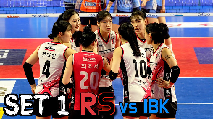 💥정관장 RedSparks vs IBK Altos / 1세트 SET 1 / 3. 5. /