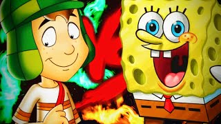 Chaves Vs. Bob Esponja Combate Dos Deuses