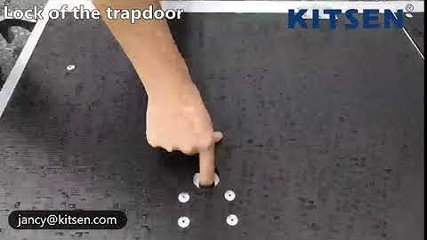 KITSEN Lock of Aluminum Framed Trapdoor Platform
