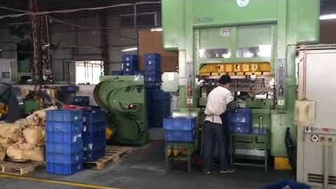 high speed stamping line for making stator and rotor