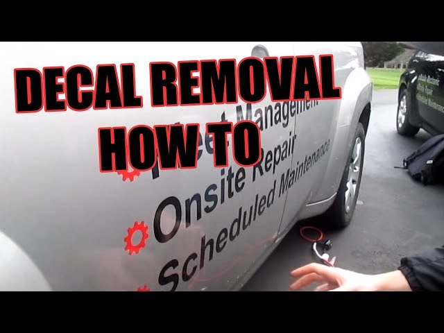How to Remove Stickers From a Car at Truck Ranch