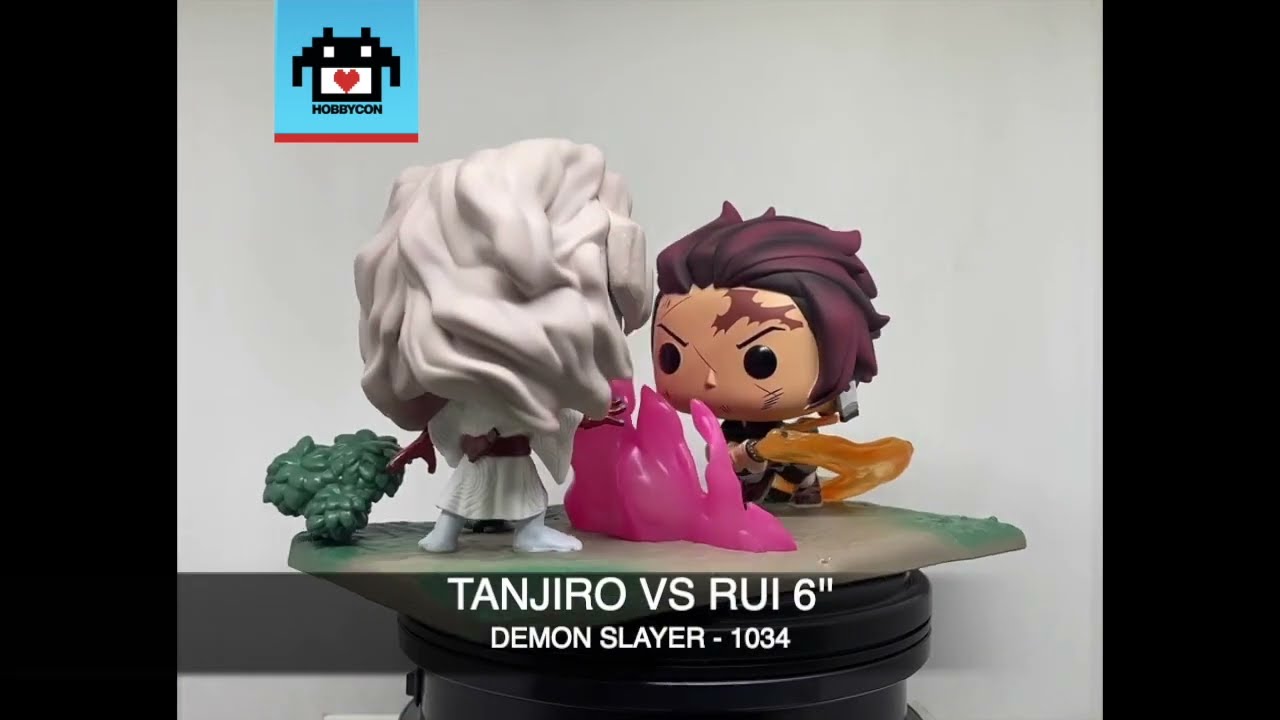 Funko Pop Demon Slayer Tanjiro vs Rui 1034 - Início