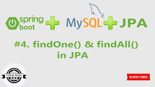 4 findOne and findAll in Jpa in Hindi
