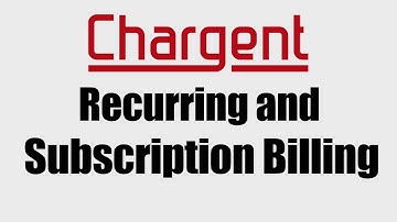 Chargent Recurring And Subscription Billing