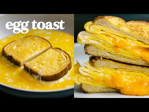 TIK TOK One Pan EGG TOAST Recipe (3 Ways)