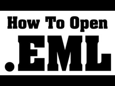 New .EML 파일 자습서를 여는 방법-EML 이메일을 여는 프로그램