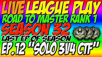 SOLO 3v4 CTF 40 BOMB AGAINST SUBSCRIBERS - Black Ops 2 League Play - Road to Master Division Rank 1