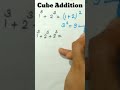 Cube addition simple tricks  mathamatics simple tricks  solution4u