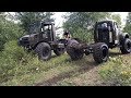 ГАЗ 63, ГАЗ 69, UNIMOG, Dodge, Toyota по бездорожью Труханов остров