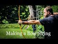 Making a Bow String with Flemish Twisted Loops
