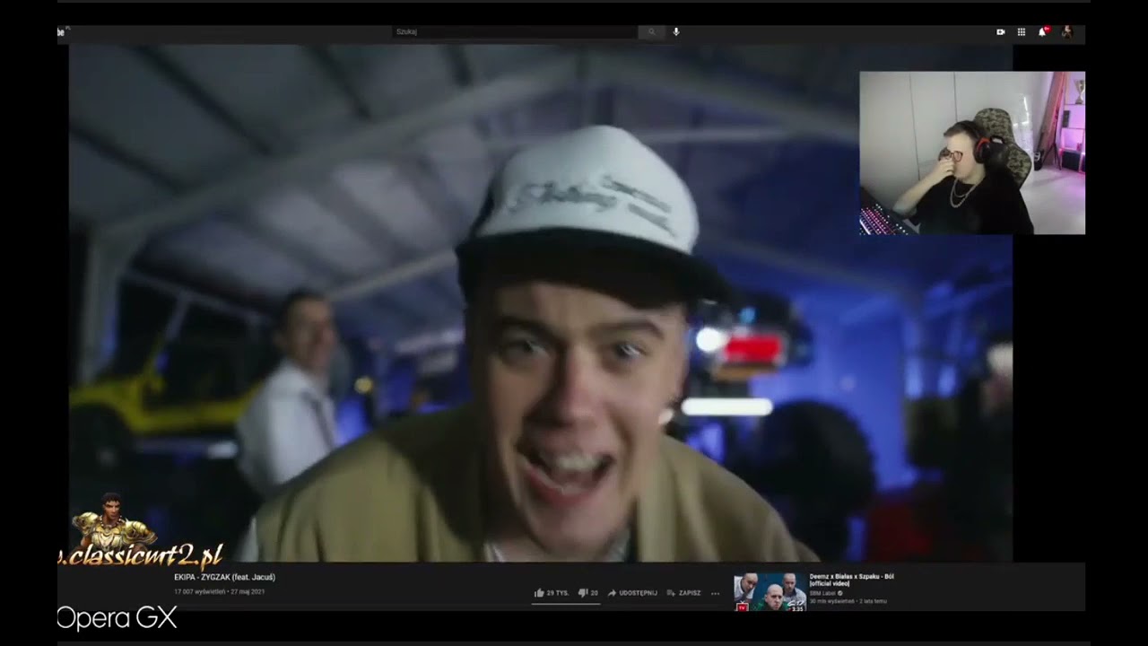 Reakcja Nitra na piosenke EKIPA - ZYGZAK (feat. Jacuś)