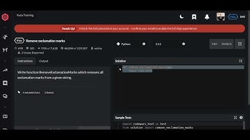 Codewars | Remove exclamation marks | Python 8 kyu