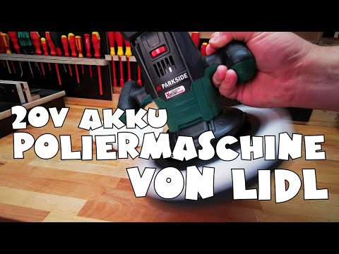 Hands on: Lidl - PARKSIDE® Akku-Auto Poliermaschine PPMA 20-Li PRMA 20-LI -  YouTube