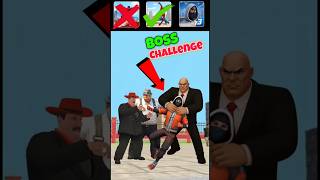 Boss Challenge 😱In SP3 🆚 SFH 🆚 SAF Game #spiderfighter3 #games #gaming #shorts #viral