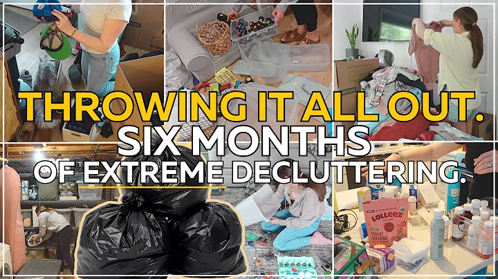 THROWING EVERYTHING I OWN OUT IN 2025 / Decluttering, Organizing, & Cleaning! Whole House Declutter