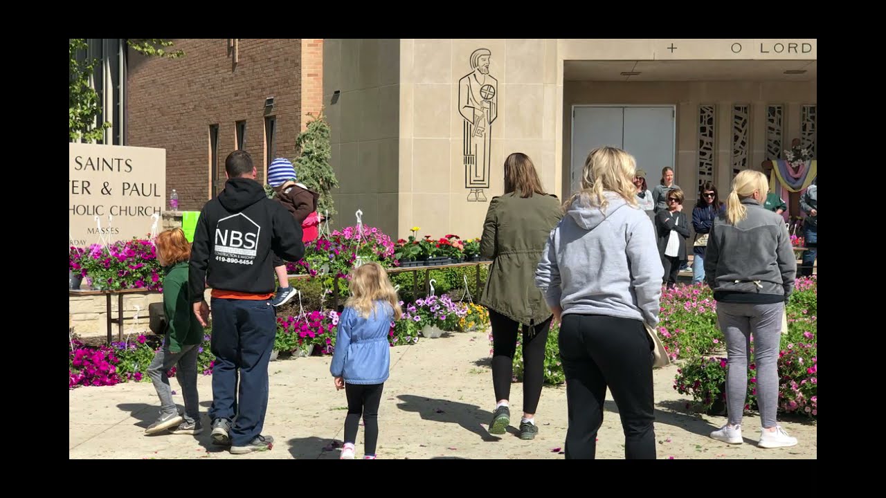 Spring flowers sale at SPPS church in Ottawa, OH May 8, 2021. One
